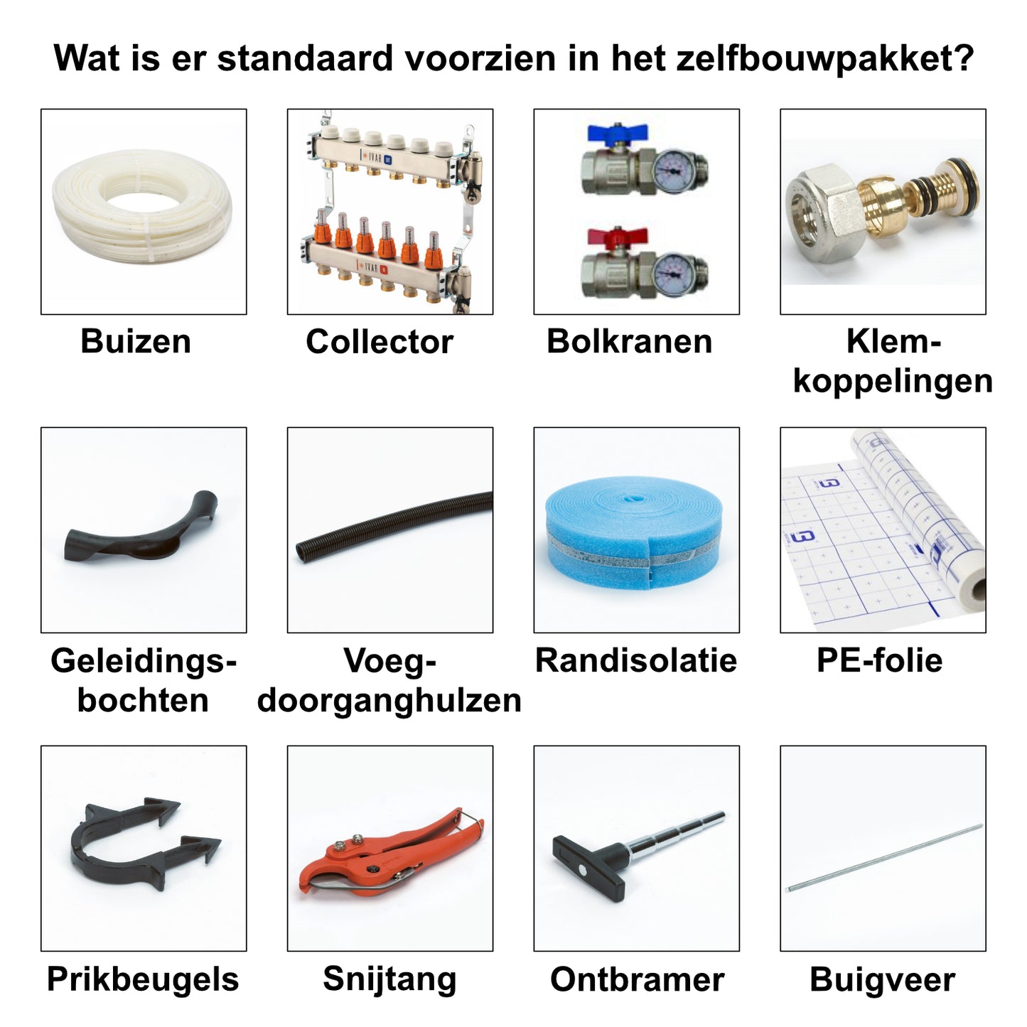 Zelfbouwpakket vloerverwarming
